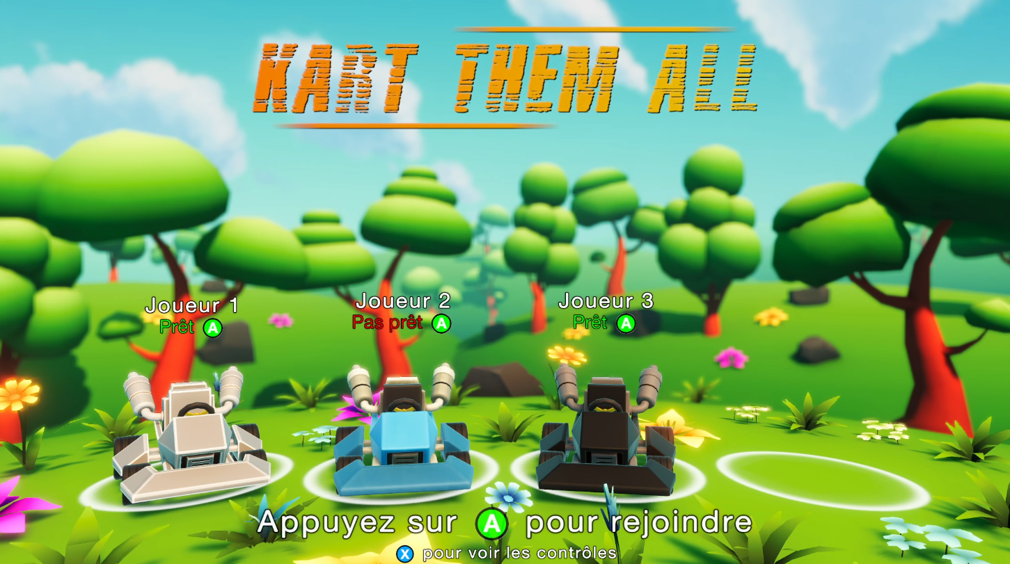 Screen capture of Kart Them All